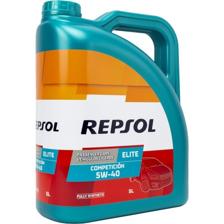 REPSOL Elite Competicion 5W-40 Aceite De Motor Para Coche, 5L