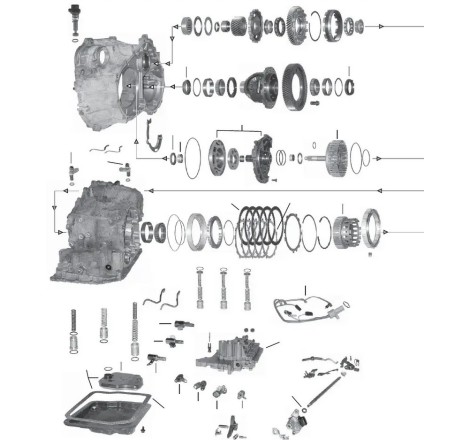 Caja de cambios automática Aisin Toyota U151