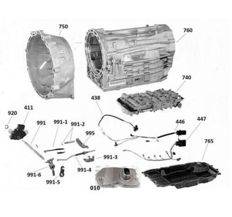 Caja de cambios automática Aisin TR-60SN