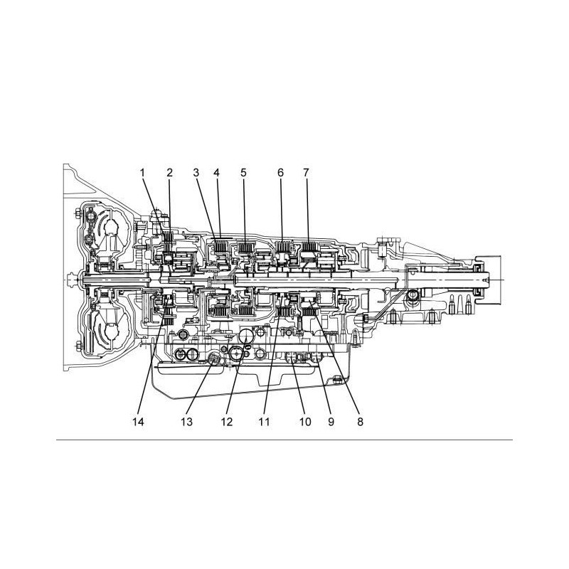 Caja de cambios automática Aisin AW30-40LE (A340E/A340F/V4AW3)