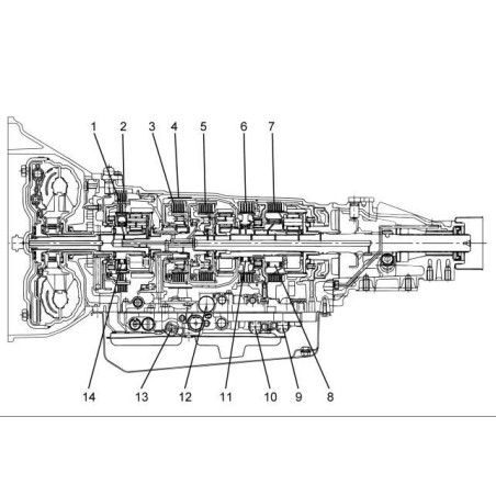 Caja de cambios automática Aisin AW30-40LE (A340E/A340F/V4AW3)