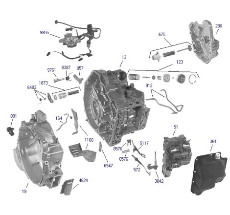 Caja de cambios automática Aisin AW50-40LE/50-42LE (AF20/22)