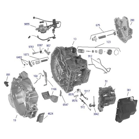 Caja de cambios automática Aisin AW50-40LE/50-42LE (AF20/22)