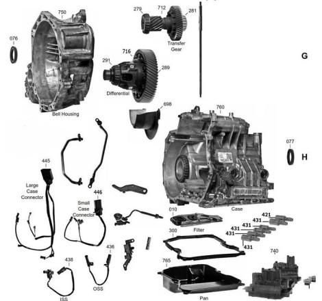 Caja de cambios automática Aisin TF-60SN