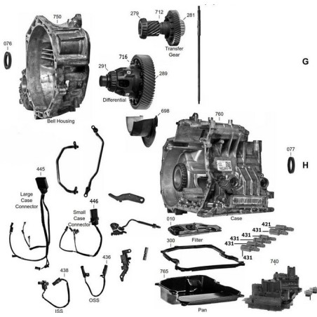 Caja de cambios automática Aisin TF-60SN