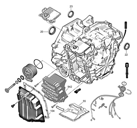 Caja de cambios automática Aisin AWF6F25 (GA6F21AW/AT6-3/TF-72/73)