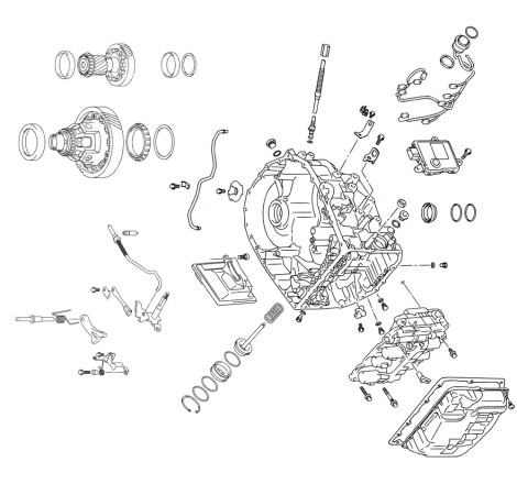 Caja de cambios automática Aisin AWF6F45 (AM6-3/TF-82SC)