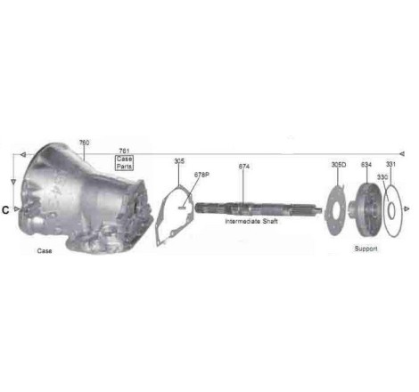 Caja de cambios automática Chrysler TorqueFlite A518 46RH