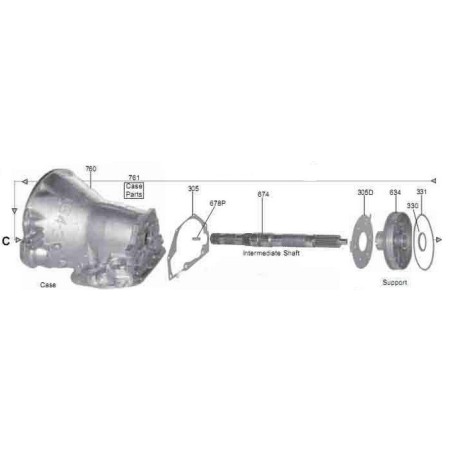 Caja de cambios automática Chrysler TorqueFlite A518 46RH