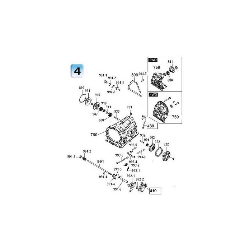 Caja de cambios automática Ford BTR-M72LE