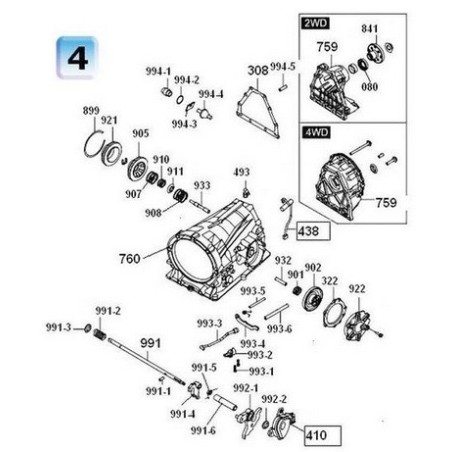 Caja de cambios automática Ford BTR-M72LE