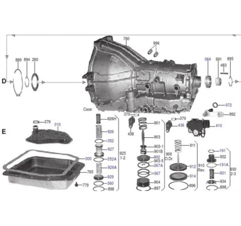 Caja de cambios automática Ford 4R75W