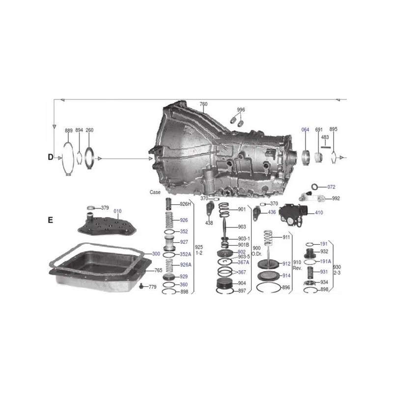 Caja de cambios automática Ford 4R75W