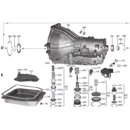 Caja de cambios automática Ford 4R75W