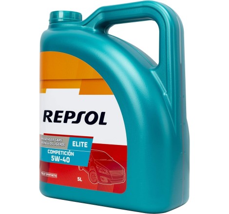 REPSOL Elite Competicion 5W-40 Aceite De Motor Para Coche, 5L