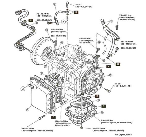 Caja de cambios automática Ford CD4E (LA4A-EL/4F44E)