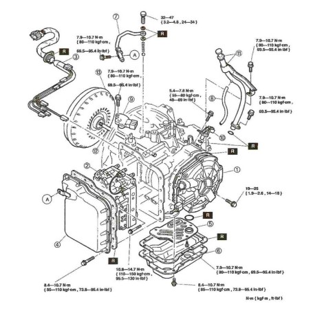 Caja de cambios automática Ford CD4E (LA4A-EL/4F44E)