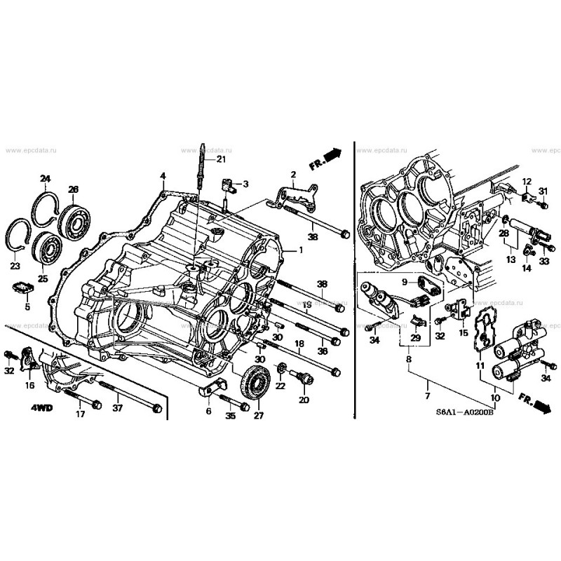 Caja de cambios automática Honda G4