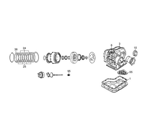 Caja de cambios automática Jatco RL3F01A/RN3F01A