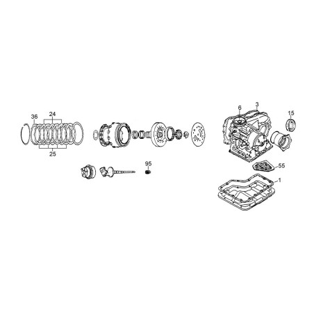 Caja de cambios automática Jatco RL3F01A/RN3F01A