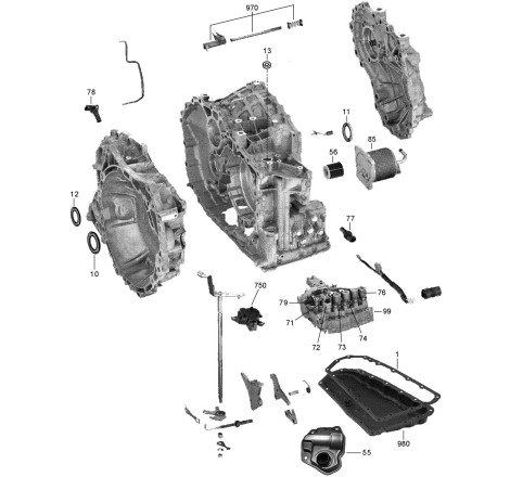 Caja de cambios automática Jatco JF011E (RE0F10A/B/F1CJA/FK0/FK8)