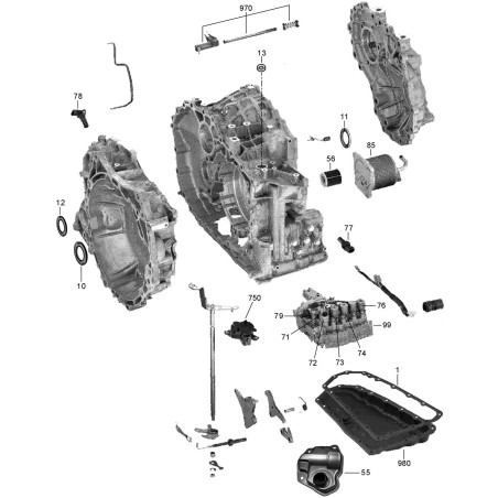 Caja de cambios automática Jatco JF011E (RE0F10A/B/F1CJA/FK0/FK8)