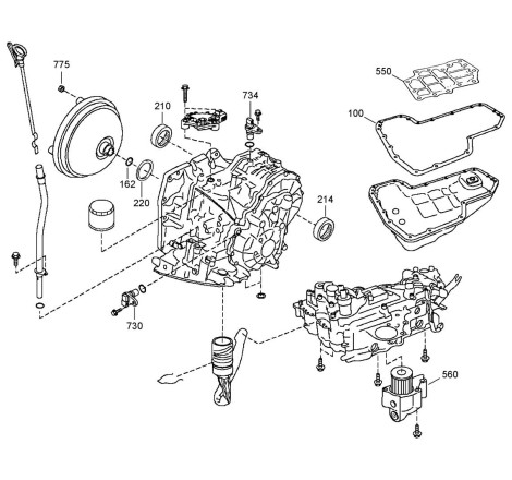 Caja de cambios automática Jatco JF009E (RE0F08/1XC6)