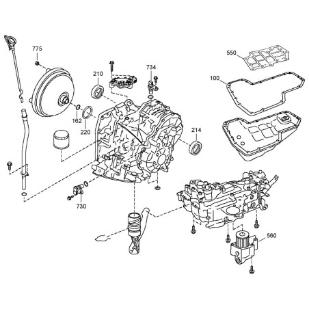 Caja de cambios automática Jatco JF009E (RE0F08/1XC6)