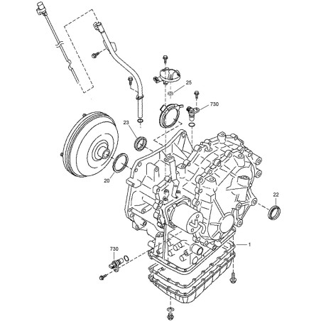 Caja de cambios automática Jatco JF016E (F1CJC/RE0F10F/D)