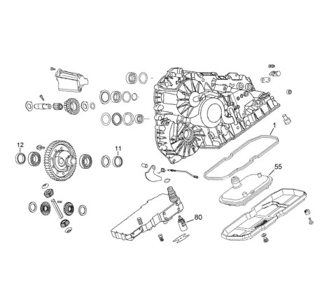 Caja de cambios automática Daimler W5A180 722.7