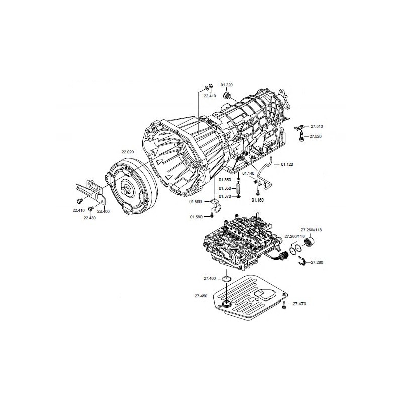 Caja de cambios automática VAG 01L (ZF 5HP24)