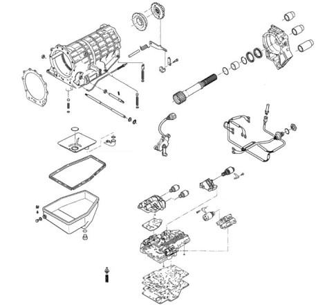 Caja de cambios automática VAG 018 (ZF 4HP 24A)