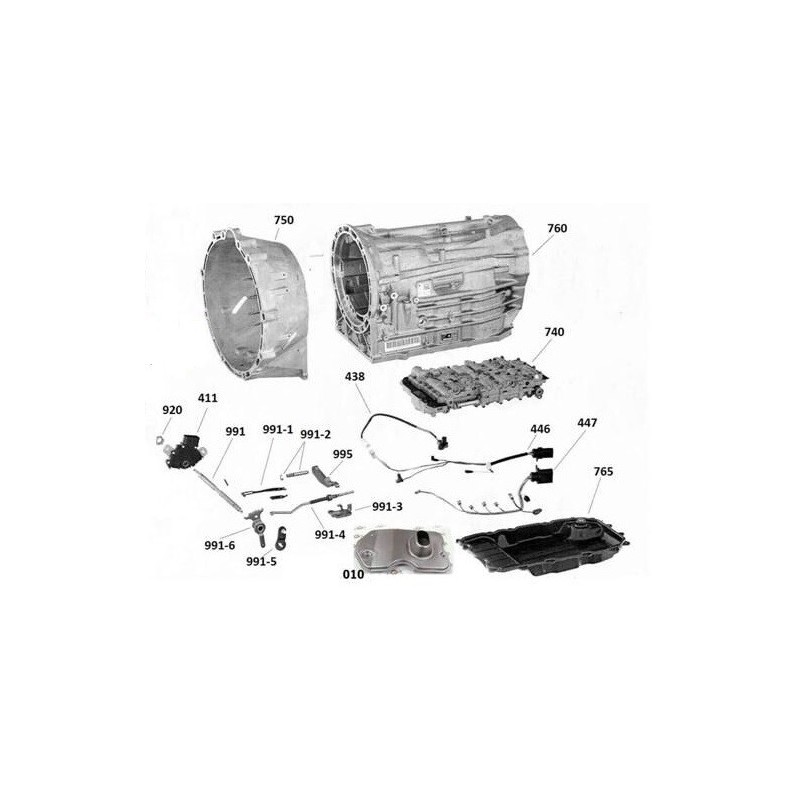 Caja de cambios automática VAG 09D (Aisin TR-60SN - AL750-6Q)