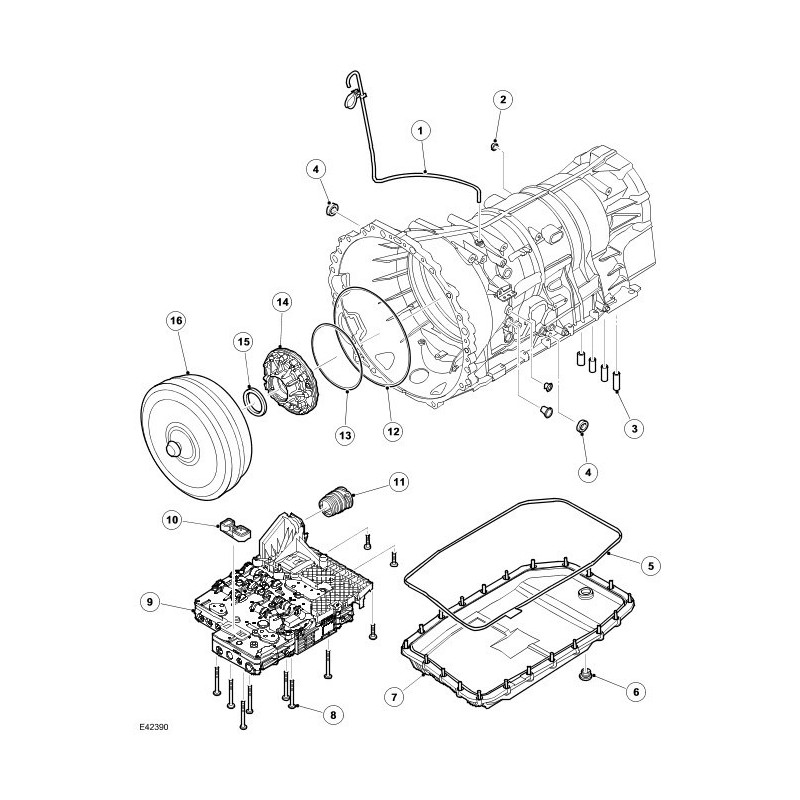 Caja de cambios automática VAG 09E (ZF 6HP26A61 - AL600-6Q)