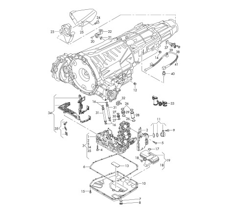 Caja de cambios automática VAG 0B5 (DL501)