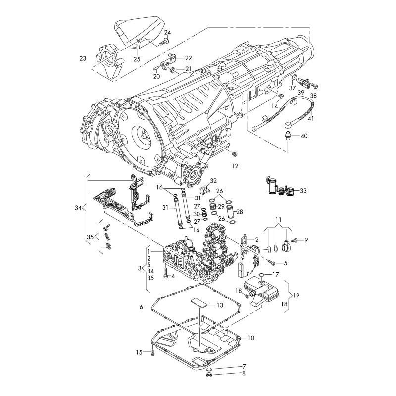 Caja de cambios automática VAG 0B5 (DL501)