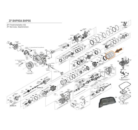 Caja de cambios automática VAG 0BL (ZF 8HP90AF - AL951-8Q)