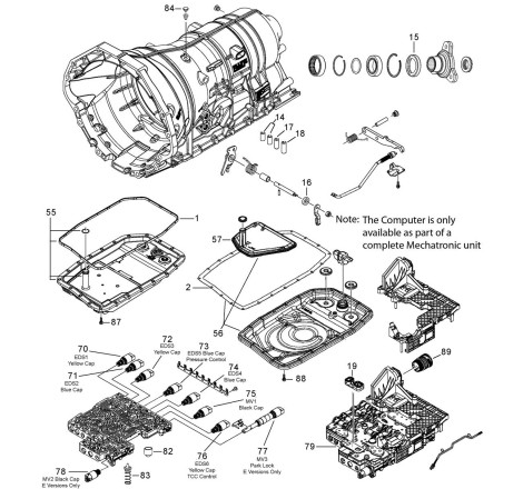 Caja de cambios automática VAG 0BQ (ZF 6HP32X - AL950-6A)