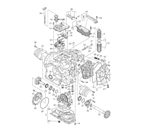 Caja de cambios automática VAG 0BZ (DL801)