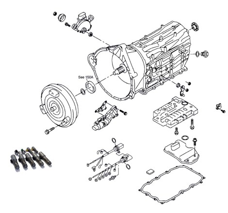 Caja de cambios automática VAG 0C8 (Aisin AL1000/TR-82SD)