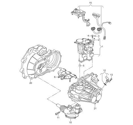 Caja de cambios automática VAG 0CT (SQ100)