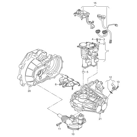 Caja de cambios automática VAG 0CT (SQ100)