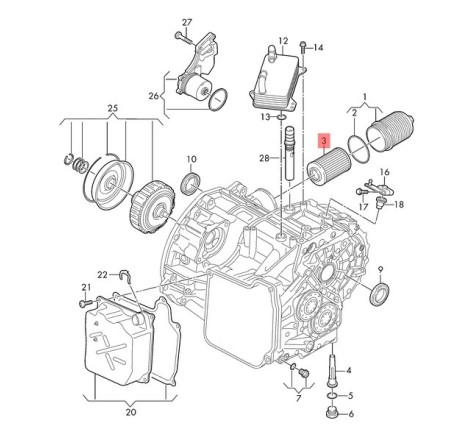 Caja de cambios automática VAG 0GC (DQ381 S-Tronic)