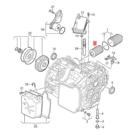 Caja de cambios automática VAG 0GC (DQ381 S-Tronic)