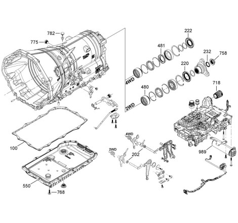 Caja de cambios automática VAG 0DR (8HP 70)