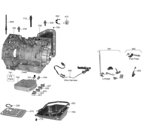 Caja de cambios automática VAG 098