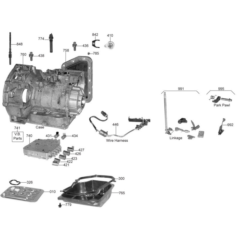 Caja de cambios automática VAG 098