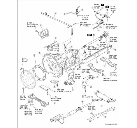 Caja de cambios automática Mazda SJ6A-EL