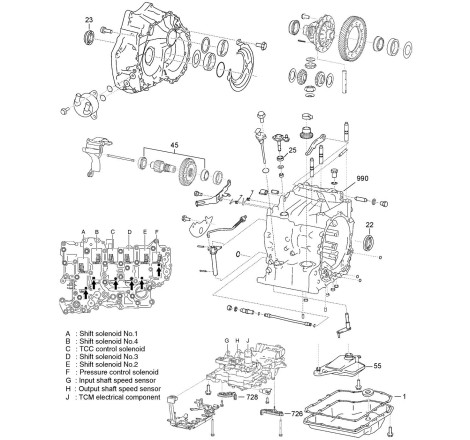 Caja de cambios automática Mazda FW6A-EL