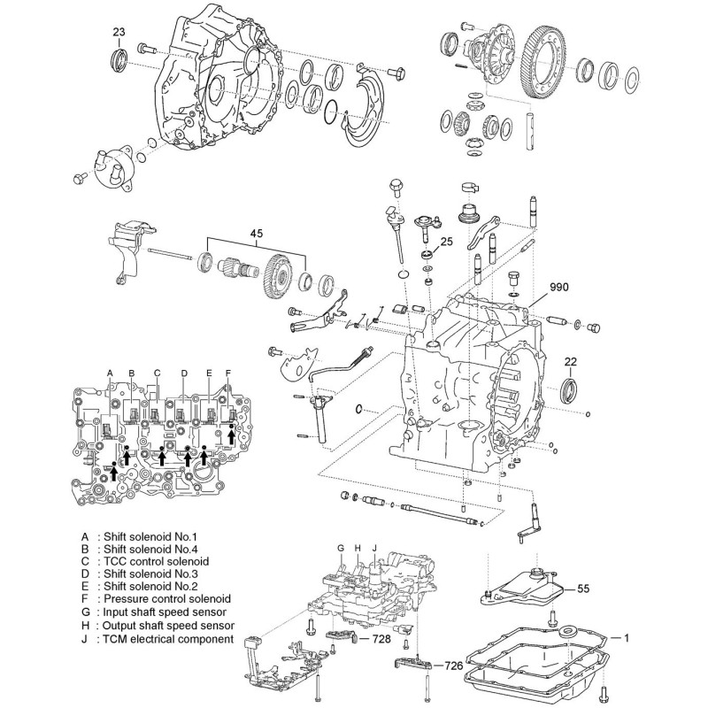 Caja de cambios automática Mazda FW6A-EL